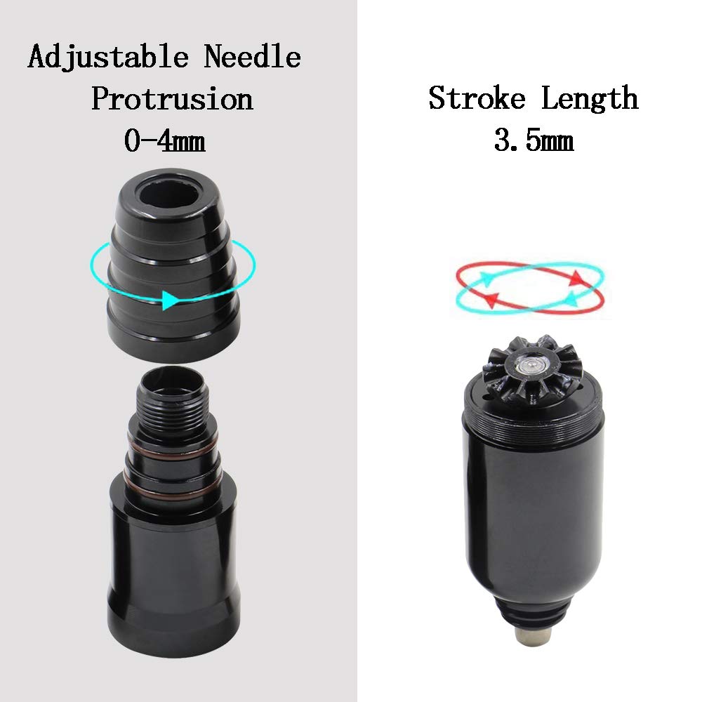 Rotary Tattoo Pen Machine - Rotary Tattoo Machine &amp; Permanent Makeup Pen Tattoo Gun with Cartridge Tattoo Pen rca Cord for Liner Shader Supply Cartridge Needles Tattoo Supplies