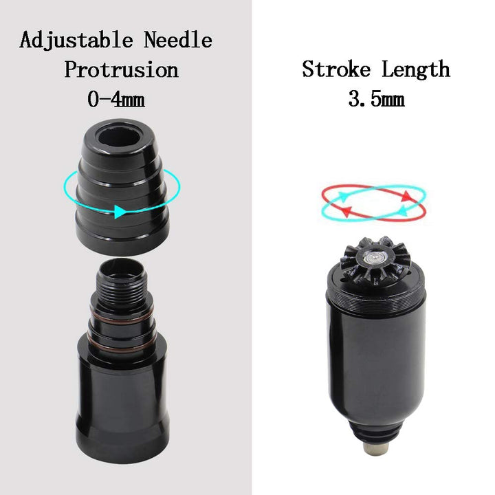 Rotary Tattoo Pen Machine - Rotary Tattoo Machine &amp; Permanent Makeup Pen Tattoo Gun with Cartridge Tattoo Pen rca Cord for Liner Shader Supply Cartridge Needles Tattoo Supplies