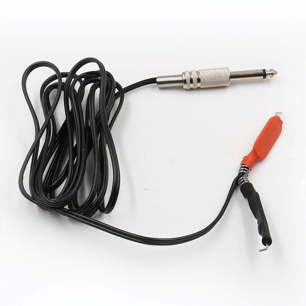 Tattoo Clip Cord - 8.2FT Long Professional Silicone Tattoo Machine Cables Hook Line Tattoo Accessories Clip Cord for Tattoo Machine Gun Power Supply, Tattoo Kits