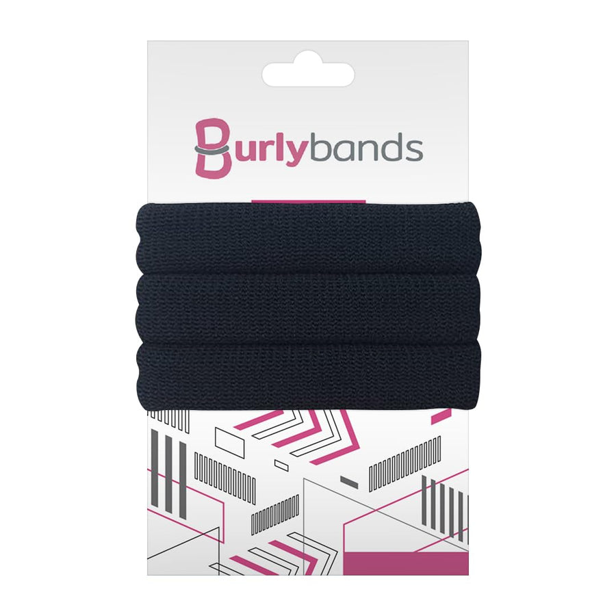 - The Ultimate Hair Ties for Thick Heavy or Curly Hair. No Slipping Damage Breaking or Stretching Out. Seamless Ponytail Holders Scrunchies Sports Hair Ties for Thick Hair (Black)
