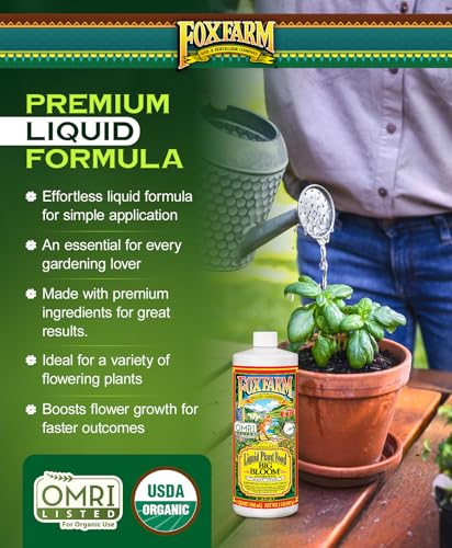 Fox Farm FX14049 Liquid Nutrient Trio Soil Formula: Big Bloom, Grow Big, Tiger Bloom (Pack of 3 - 32 oz. bottles)