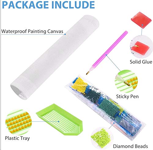 DIY 5D Full Drill Grains Spices Spoon Peppers Kitchen Square Diamond Art Painting by Number Kits for Adults &amp; Crystal Cross Stitch for Home Kitchen Wall Decoration Gift 40x30CM/16x12IN