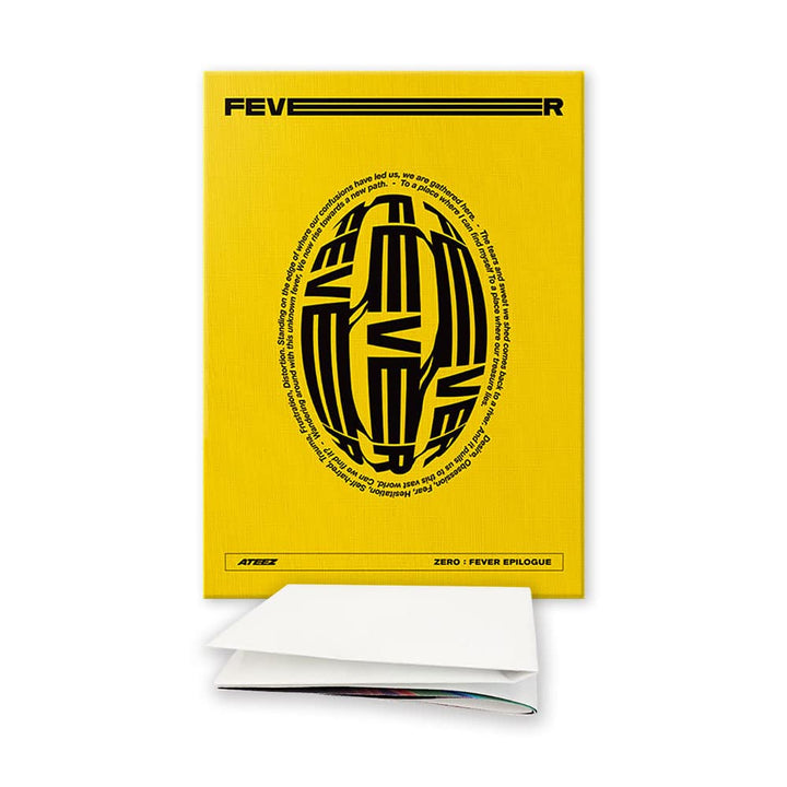 - ZERO: FEEVER EPILOGIST Album Z Version (Folded Poster), Gold, (Ateez-FevEpi)