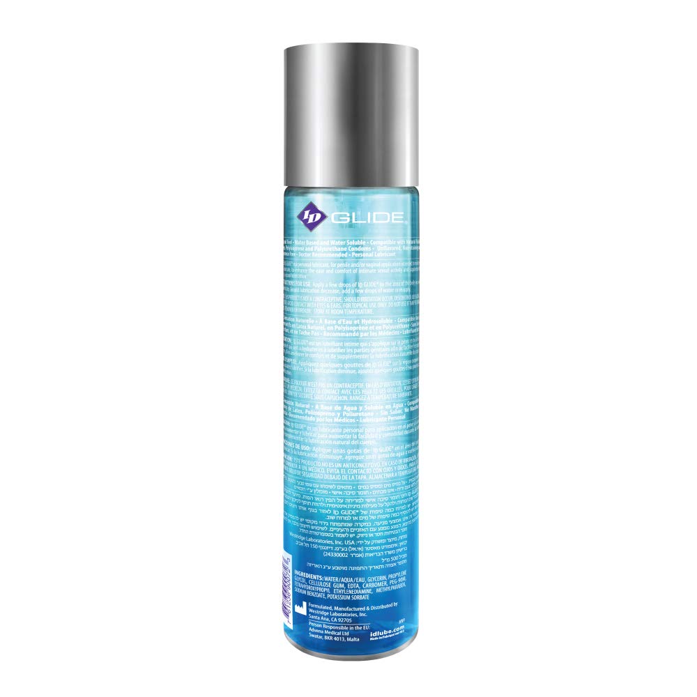 ID Glide 17 Fl Oz Natural Feel Water-Based Personal Lubricant