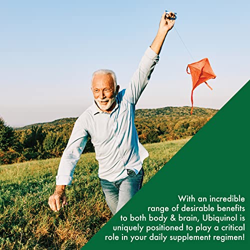 Ubiquinol 100mg 120 Softgels as Kaneka QH Reduced CoQ-10 | Stabilized - 3rd Party Tested | Enhanced Bioavailability | Cardiovascular &amp; Mitochondria Function Support | Non-GMO