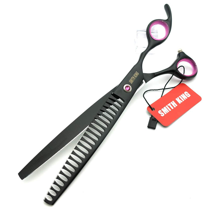 8.0 inches Professional Dog Grooming Scissors Set Straight &amp; thinning &amp; Curved &amp; chunkers 4pcs in 1 Set (with Comb)