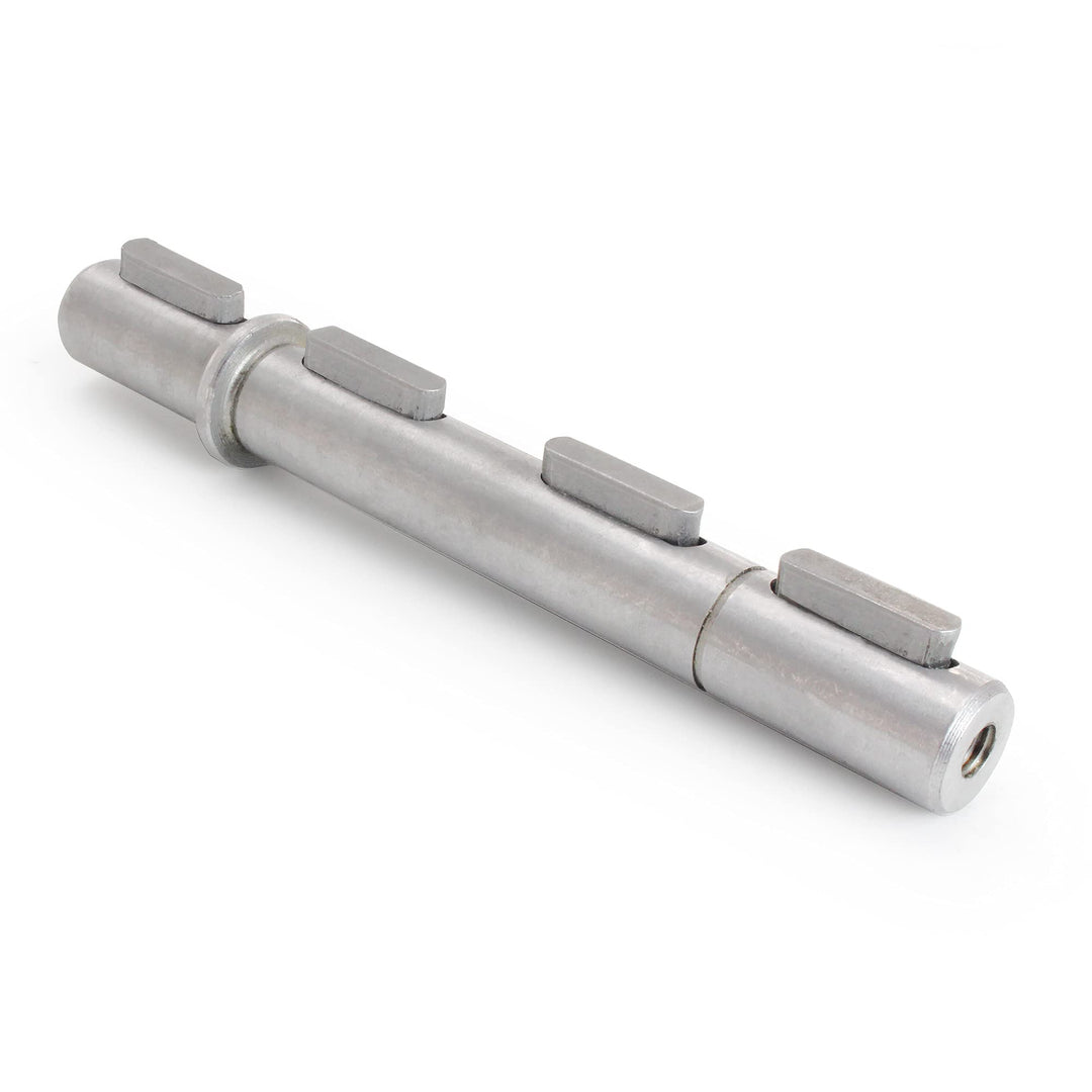 Output Double Shaft Diameter 14mm Output Shaft 0.55 Dual Shaft Output Length 130mm fit for Worm Reducer Gearbox NMRV030 RV030 Nema23 Stepper Motor with Gaskets S Ring Corner pin