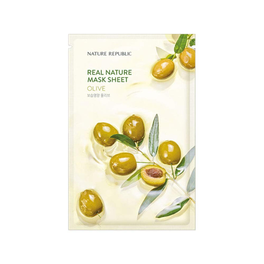 Real Nature Mask Sheet_10Sheet (#Olive)