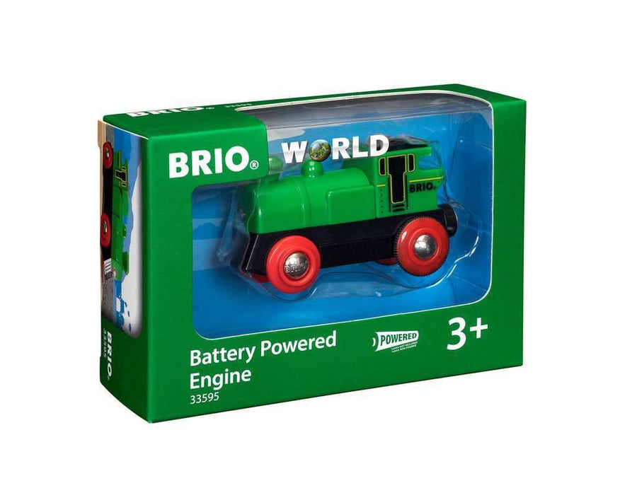 BRIO World 33595 Engine Train - Battery Powered Wooden 