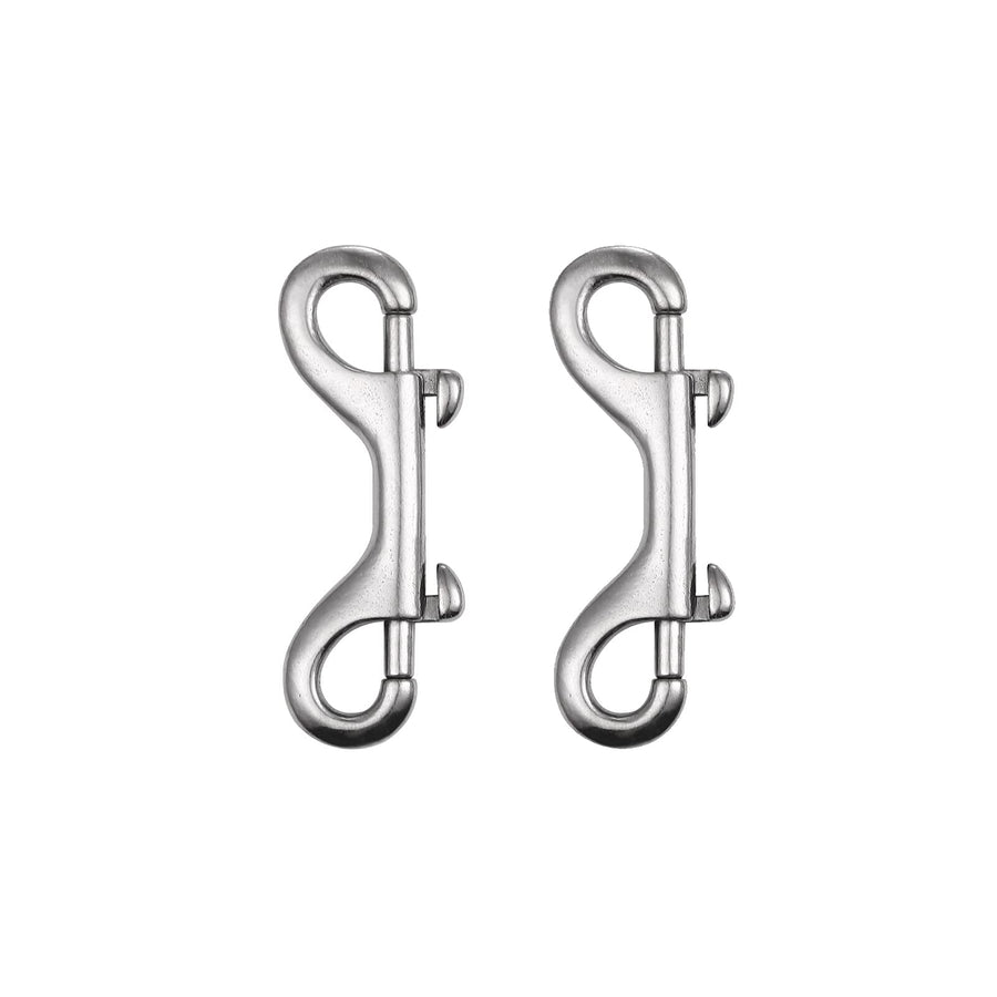 Double Ended Bolt Snap Hooks - 2 Pack Heavy Duty 316 St