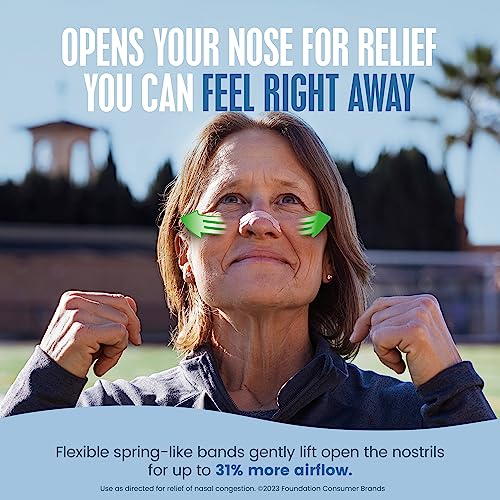 Breathe Right Original Nose Strips to Reduce Snoring an