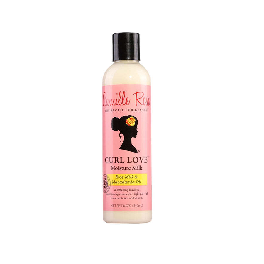 Curl Love Moisture Milk Leave-In Conditioner, with Rice Milk and Macadamia Oil to Soften, Smooth and Detangle Curly Hair, 8 oz