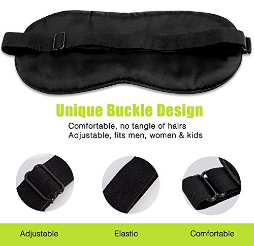 Fitglam Natural Silk Sleep Mask / Eye Mask with Eyelash