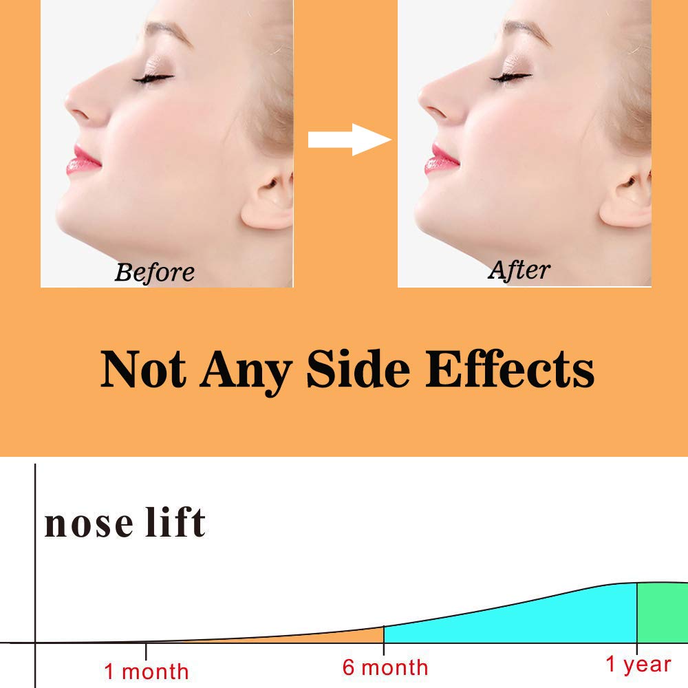 AMIJEAL Nose Shaper Clip Nose Up Lifting Clip Pain-Free Soft Silicone Nose Slimming Device Nose Bridge Straightener Corrector Beauty Tool