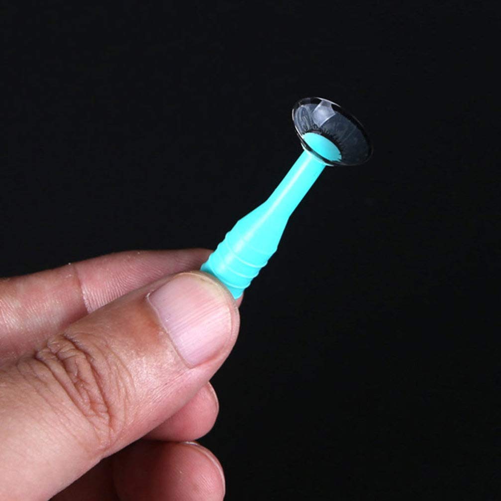 EXCEART Scleral Lens Remover and Inserter Contacts Removal Tool for Hard Contact Lenses Prosthetic Eyes Applies Contacts Safely Comfortably Hygienically 6pcs