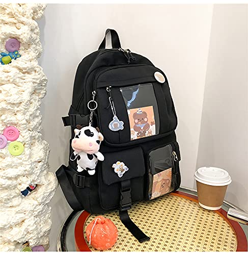 GGOOB Kawaii Backpack with Pins Kawaii School Backpack 