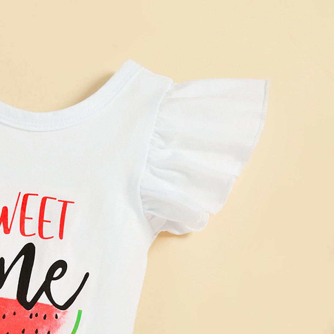 Sinhoon Baby Girl Outfits Infant Sleeveless Ruffle Romp