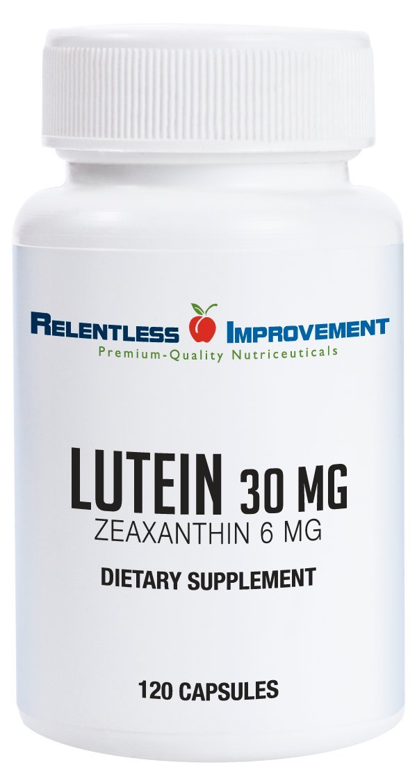Relentless Improvement Lutein Zeaxanthin 120 vegi-Capsules Natural Source