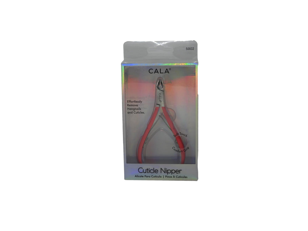 Soft touch coral cuticle nipper