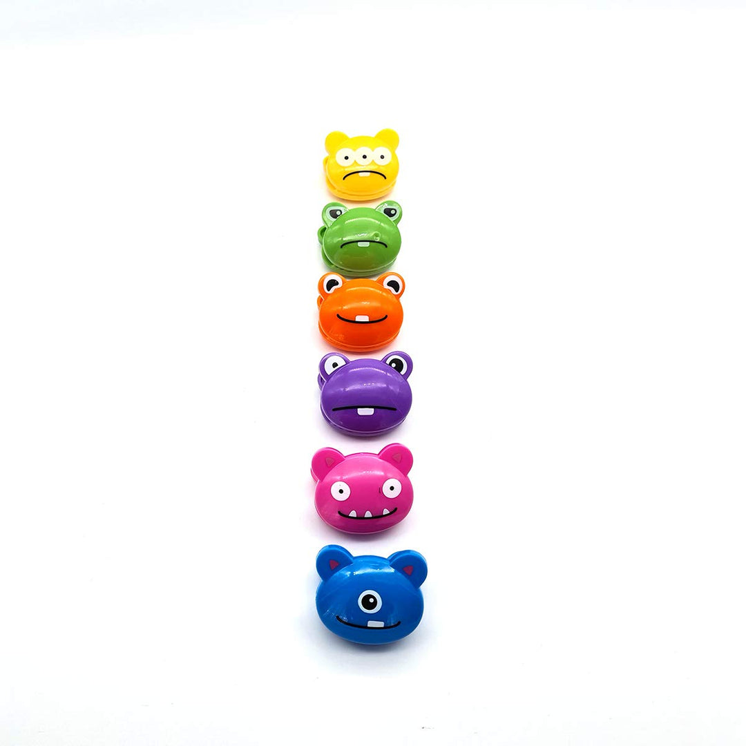 Kikkerland Monsters Bag Clips, Set of 6