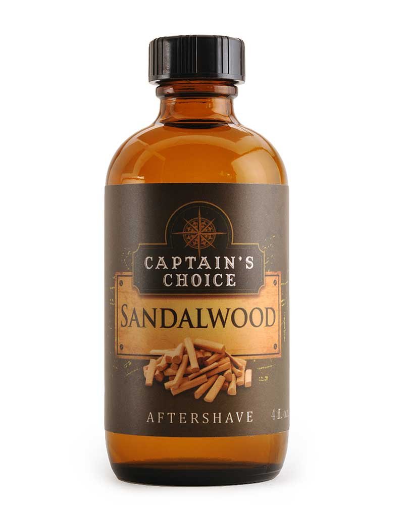 Sandalwood Aftershave 4oz after shave by Captain&#39;s Choice