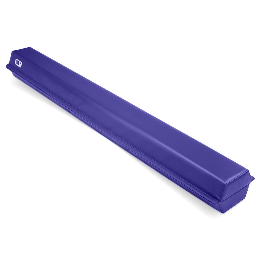 9 ft Folding Foam Balance Beam Bar, Portable Gymnastics Equipment for Gymnast, Children or Cheerleaders, Purple