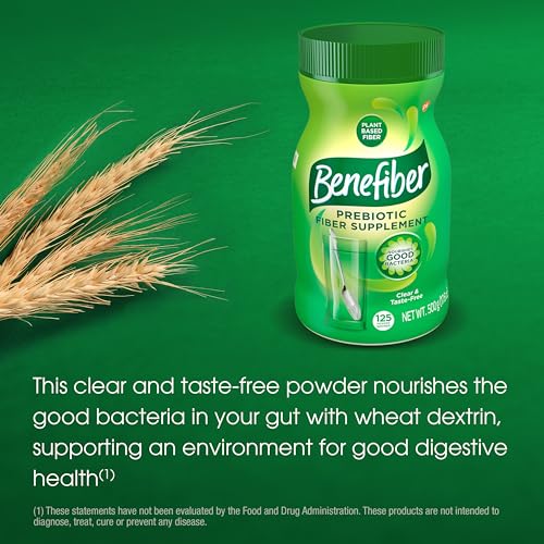 Benefiber Daily Prebiotic Fiber Supplement Powder for D