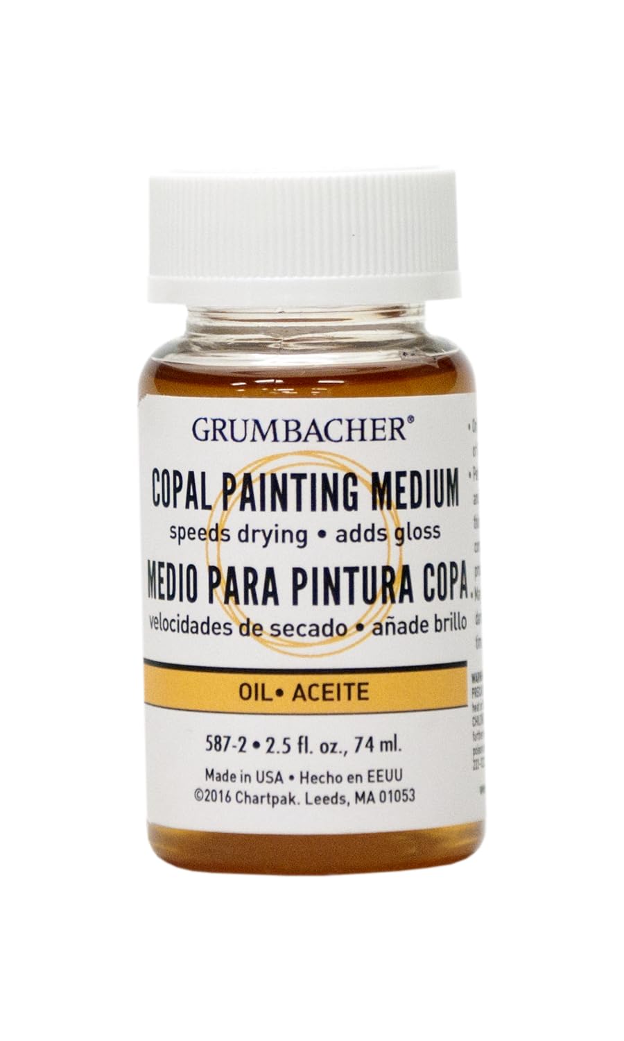 Copal Painting Medium for Oil Paintings, 2-1/2 Oz. Jar, #5872
