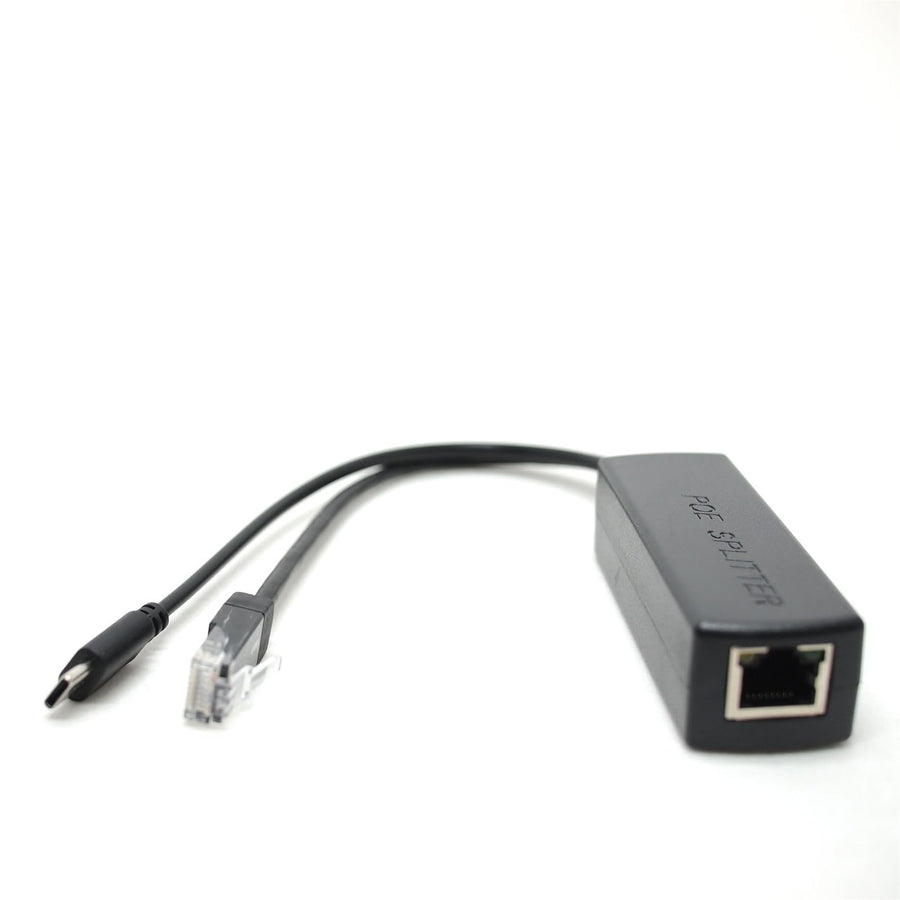 DSLRKIT Gigabit USB Type C Active PoE Splitter 48V to 5