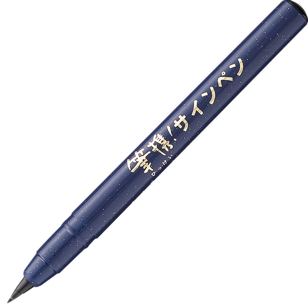 Kuretake HIKKEI! SIGN PEN FINE Brush Pen, Professional 