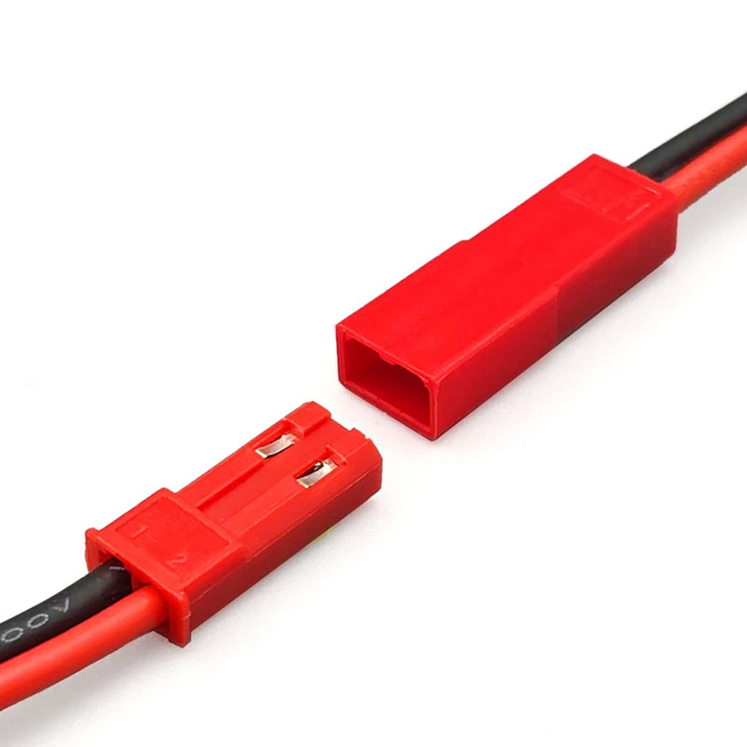 6PCS JST Plug Splitter,JST Male Female Y Cable,JST Y Parallel Adapter Splitter Harness Compatible with Traxxas TRX-4 1/10 RC Car Crawler ESC Battery Motor Cooling Fan,15CM/5.9