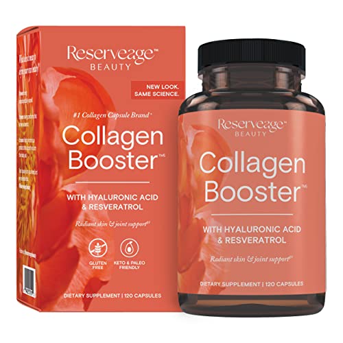 Collagen Booster, Collagen Supplement for Skin Care and Joint Health, Supports Healthy Collagen Production for Men & Women, 120 Capsules (60 Servings)