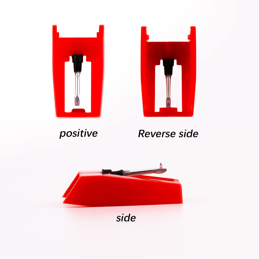 LUTER 1 Piece Turntable Cartridges with 2 Pieces Needle Turntable Needles Stylus for Turntable Turntable Replacement Accessories for Vinyl Turntable