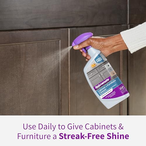 Rejuvenate Cabinet And Furniture Cleaner Removes Dirt, Grime And Grease Buildup To Clean And Shine Cabinets And Furniture, 24 Ounces