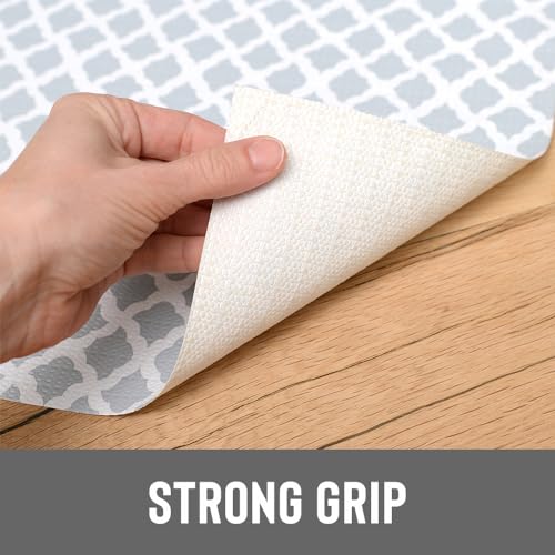 Brand Grip Prints Non-Adhesive Non-Slip Counter Top, Drawer/Shelf Liner, 12 x 20&#39;, Talisman Glacier Gray