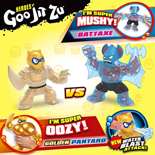 Water Blast Versus Pack - 2 Action Figure Pack Including Exclusive Golden Figure, Pantaro Vs Battaxe