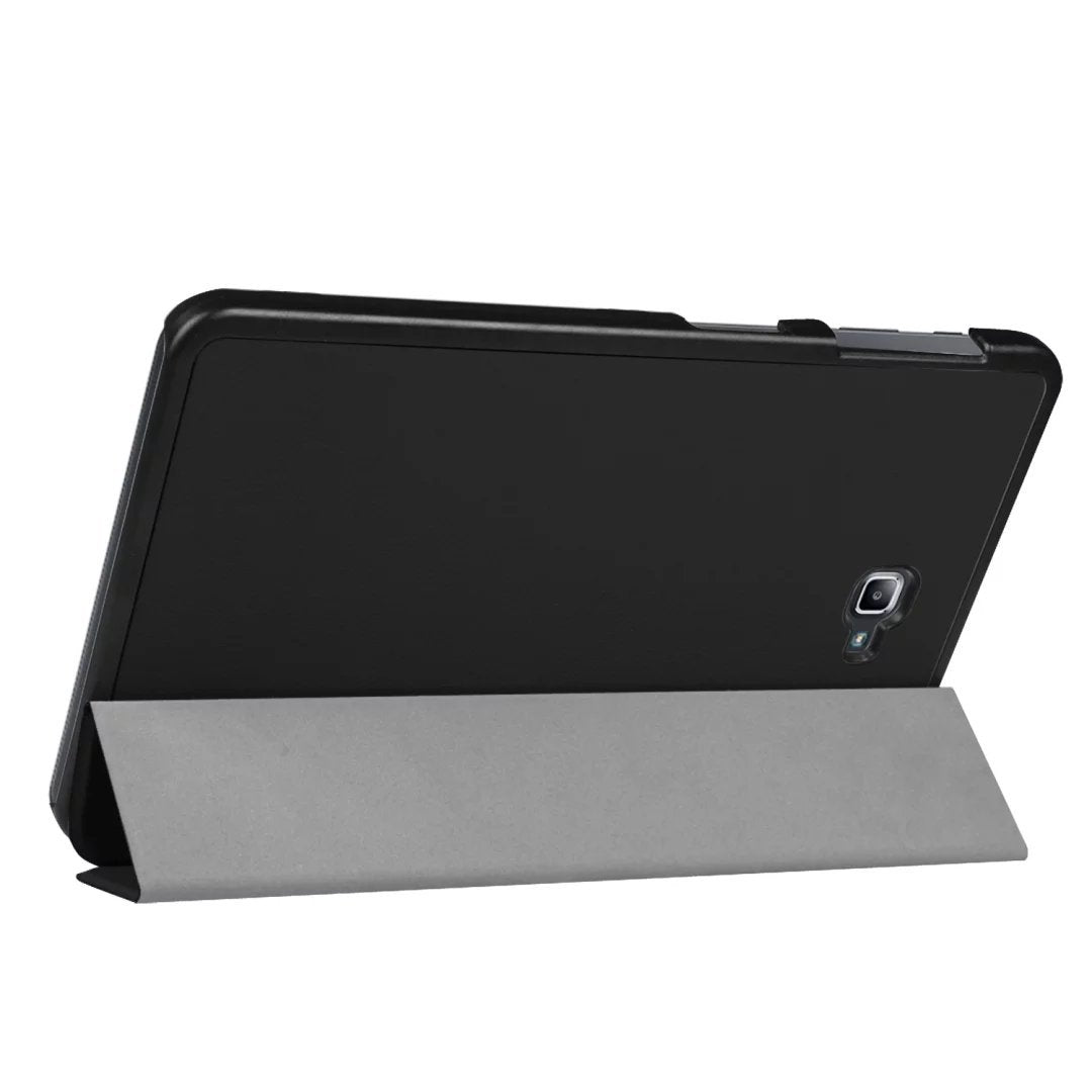 Slim Case for Galaxy Tab A 10.1 2016 SM-T580 T585 T587, Smart Cover Stand Folio Case for Galaxy Tab A 10.1 Inch Tablet -Black