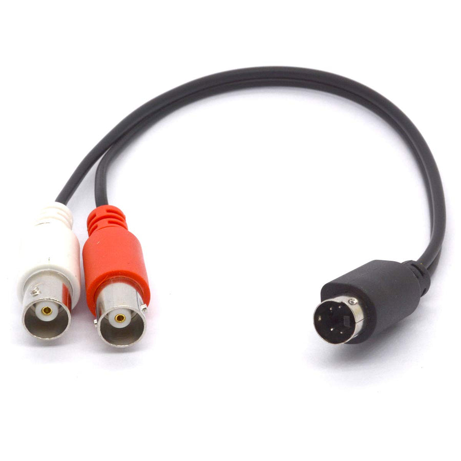 PIIHUSW S Video Splitter Cable 4 Pin SVHS Male to Dual 