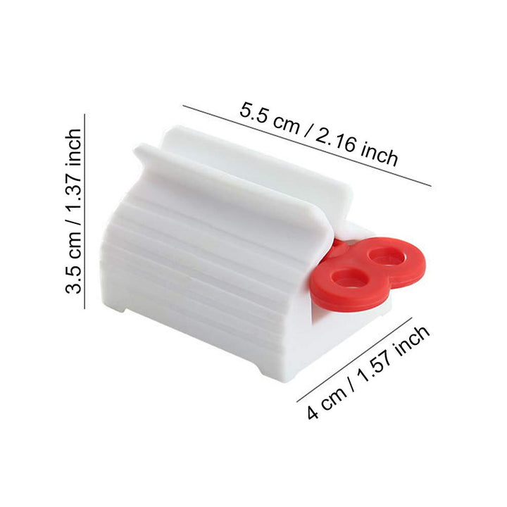6 Pcs Toothpaste Squeezer, Rotate Toothpaste Dispenser Toothpaste Rolling Tube Squeezer Rolling Toothpaste Holder Stand