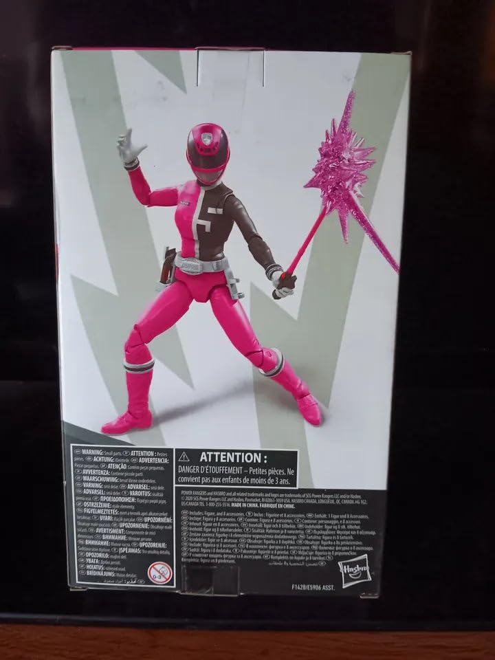 Lightning Collection S.P.D. Pink Ranger 6-Inch Premium Collectible Action Figure Toy with Accessories