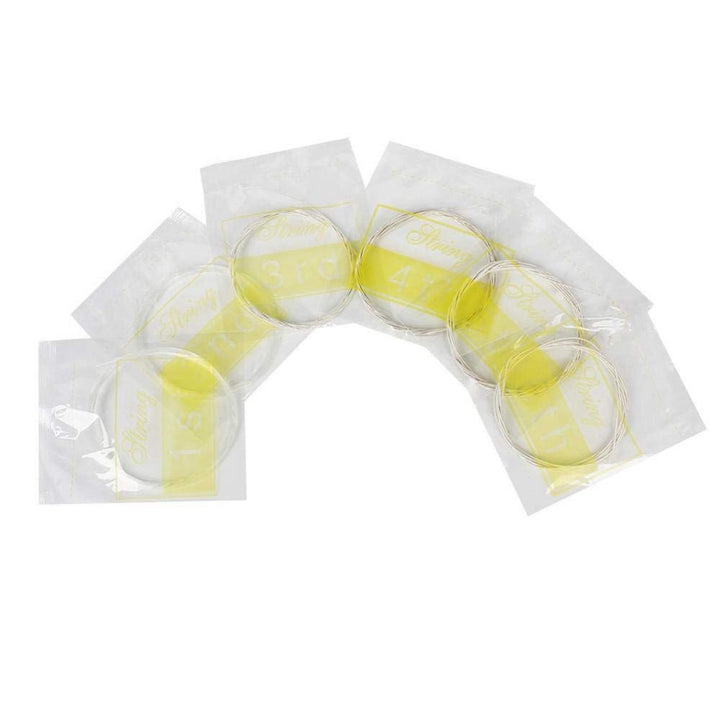 Oud Strings Set, Nylon and Silver-Plated Copper Alloy Strings for Oud Accessory Parts(11 strings)