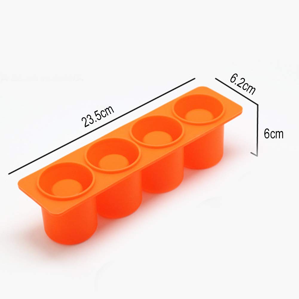 2Pcs Succulent Plants Pot Concrete Cement Mold Flower P