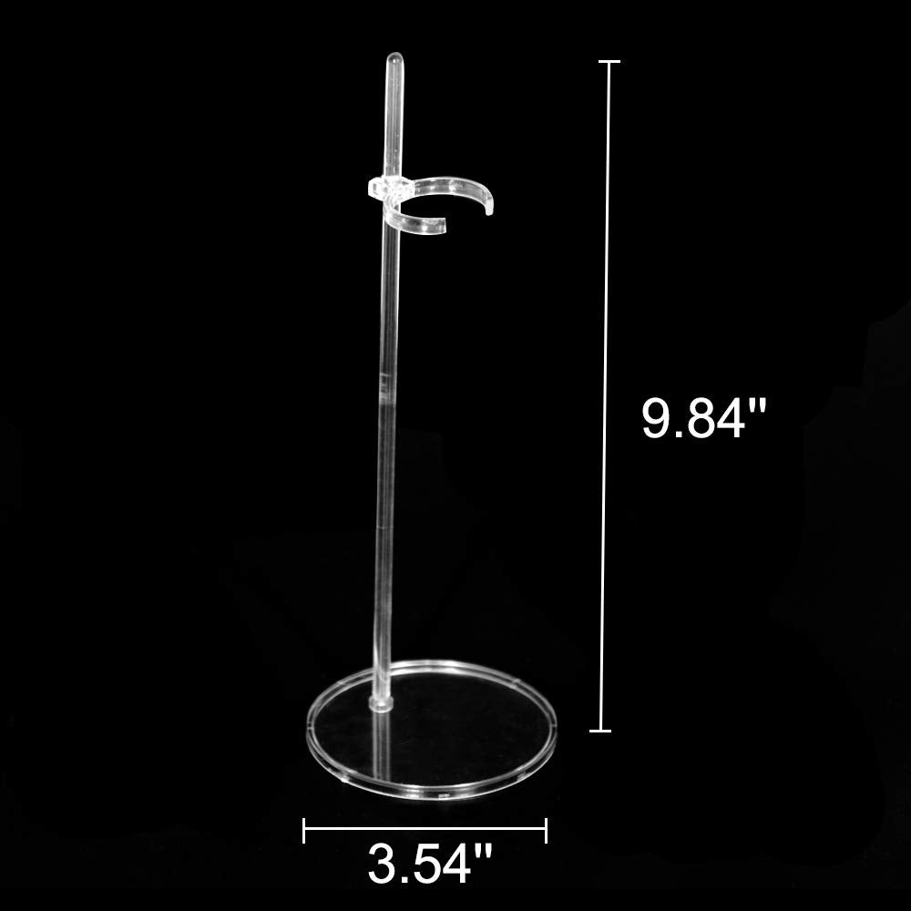 5 Pcs Doll Stands Kids Toys Accessories for 11.8 Inch Dolls Display Holder Suitable for 11&#39;&#39;-13&#39;&#39; Dolls Transparent Stent Stand for Dolls