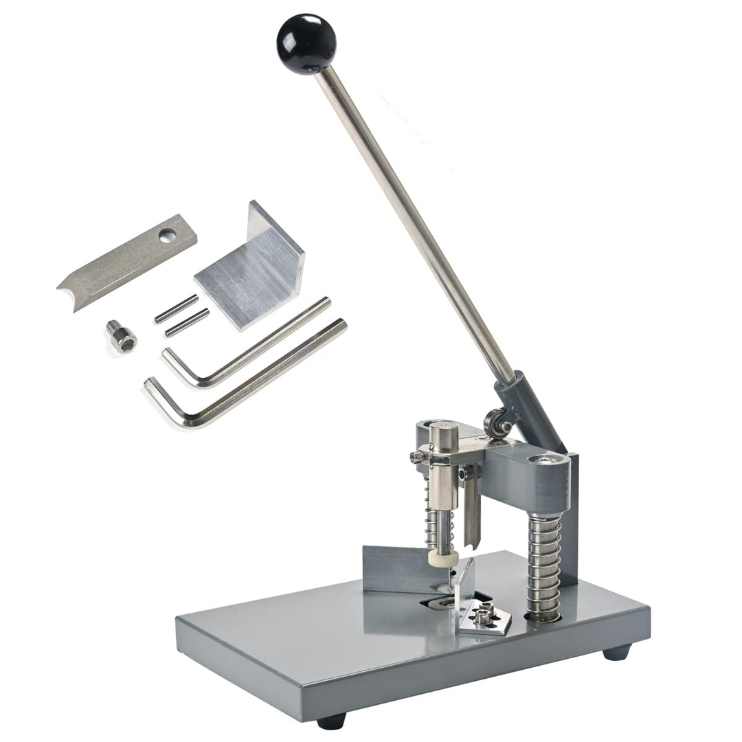 Corner Rounder Cutter Machine Paper Corner Punch, R6mm R10mm 1.2”/ 30mm Thickness Heavy Duty Commercial Card Cutter with Paper Holding Device for Office Business