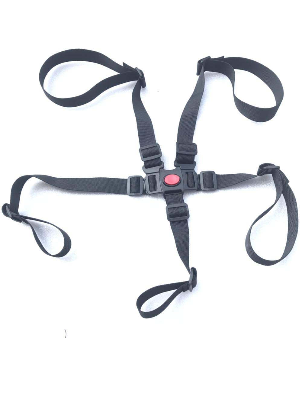 High Chair Straps, Adjustable 5 Point Harness Baby Safety Strap Belt for Stroller Pushchair Pram Buggy Safe Protection,High Chair Baby Harness,Safety Harness Strap Belt