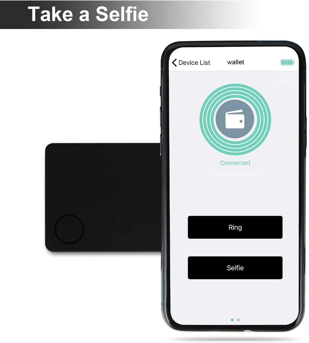 Wallet Tracker Finder Locator, Small Best Slim GPS Credit Debit Card Find Wallet Location Chip Tracker Device for Men Lost Waterproof with Built-in 24-30 Months Battery.