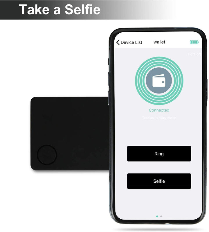 Wallet Tracker Finder Locator, Small Best Slim GPS Credit Debit Card Find Wallet Location Chip Tracker Device for Men Lost Waterproof with Built-in 24-30 Months Battery.