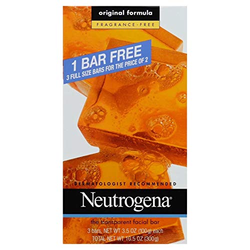 Neutrogena Transparent Facial Bar Unscented Pack, (Pack
