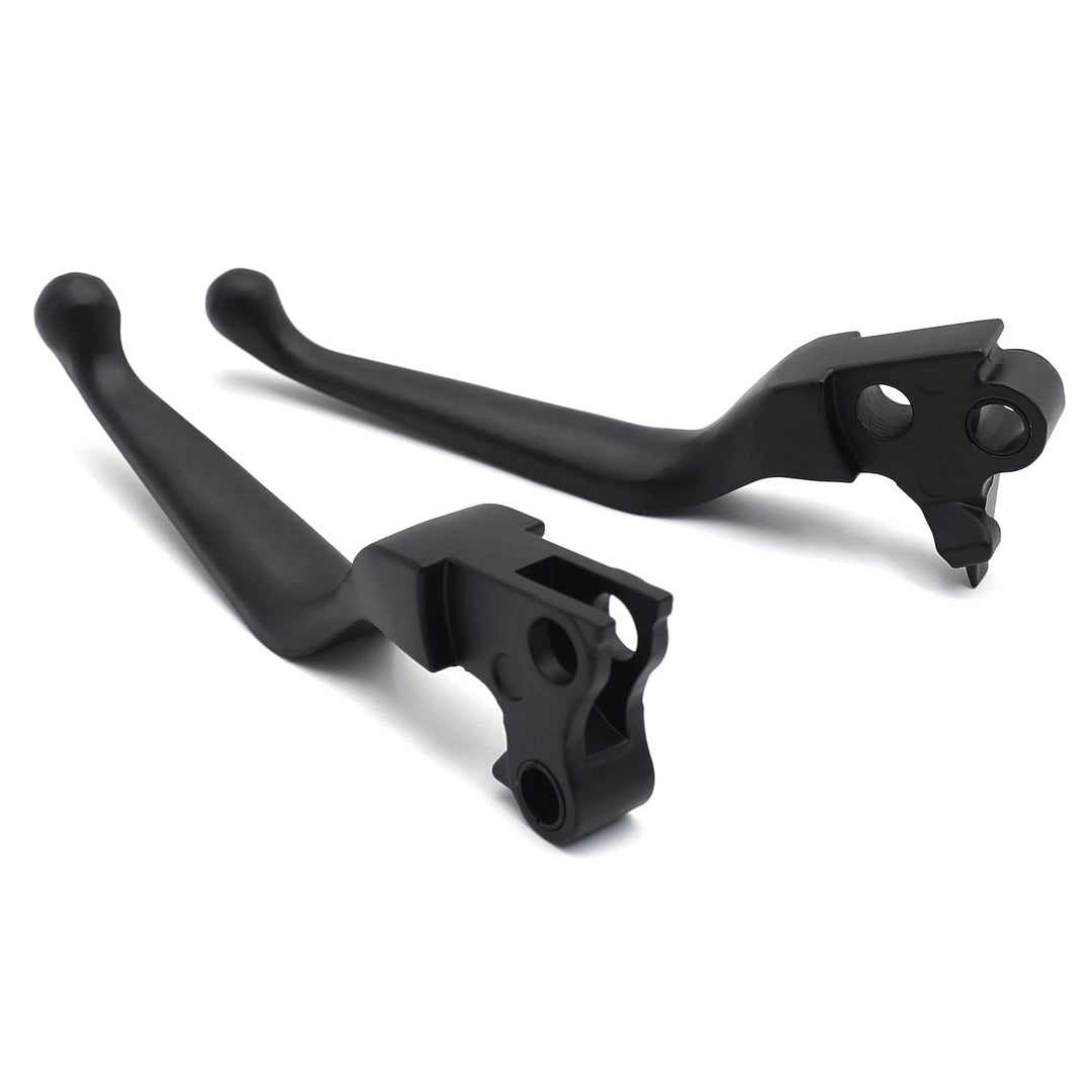 MT241-027- Brake Clutch Hand Lever Compatible with Harley 1996-2003 XL/1996-2007 Dyna Touring/1996-2007 Softail Black