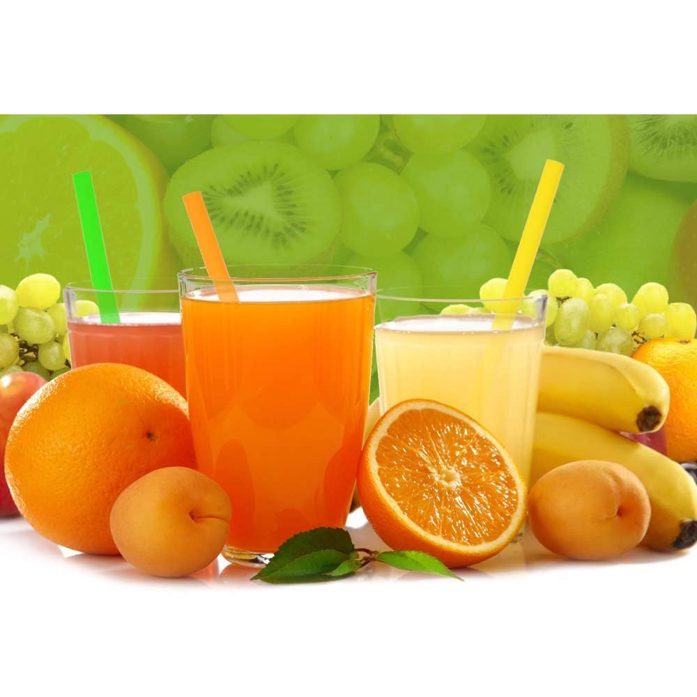 10 Pcs 6 Reusable Drinking Straws, Opret Short Silicone